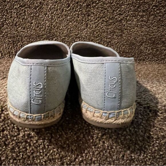 SAM EDELMAN CIRCUS Head In The Clouds Espadrille Sz 8.5 light denim - Picture 10 of 12